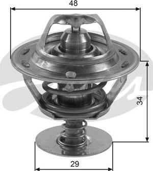 GATES-SEA TH39082G1 - Coolant thermostat / housing autospares.lv