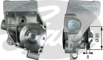 GATES-SEA WP0138 - Water Pump autospares.lv