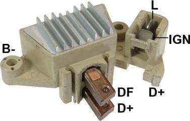 GAUSS GA431 - Voltage regulator, alternator autospares.lv