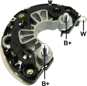 GAUSS GA1437 - Rectifier, alternator autospares.lv