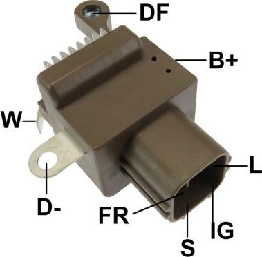 GAUSS GA147 - Voltage regulator, alternator autospares.lv