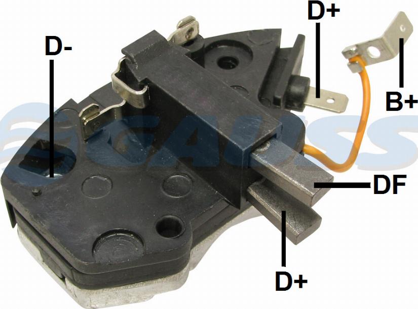 GAUSS GA150 - Voltage regulator, alternator autospares.lv