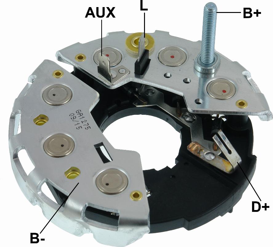 GAUSS GA1652 - Rectifier, alternator autospares.lv