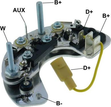 GAUSS GA1138 - Rectifier, alternator autospares.lv