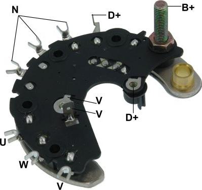 GAUSS GA1841 - Rectifier, alternator autospares.lv