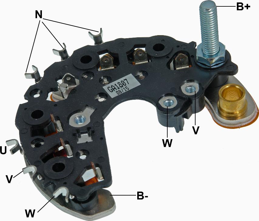 GAUSS GA1807 - Rectifier, alternator autospares.lv