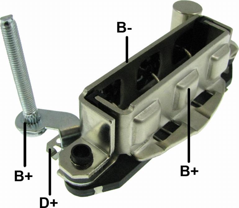 GAUSS GA1349 - Rectifier, alternator autospares.lv