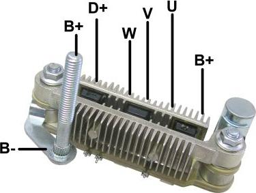 GAUSS GA1341 - Rectifier, alternator autospares.lv