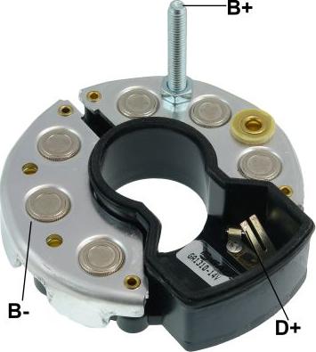 GAUSS GA1310 - Rectifier, alternator autospares.lv