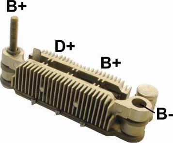 GAUSS GA1381 - Rectifier, alternator autospares.lv