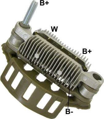 GAUSS GA1383 - Rectifier, alternator autospares.lv