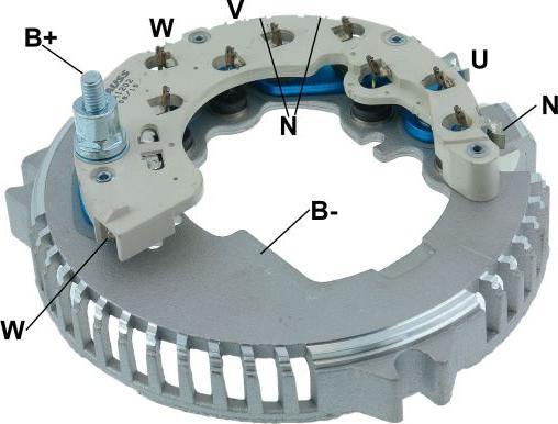 GAUSS GA1202 - Rectifier, alternator autospares.lv