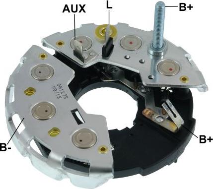 GAUSS GA1275 - Rectifier, alternator autospares.lv