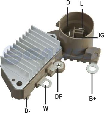 GAUSS GA818 - Voltage regulator, alternator autospares.lv