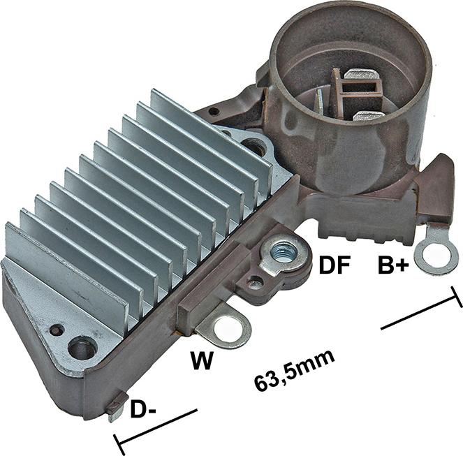 GAUSS GA834 - Voltage regulator, alternator autospares.lv