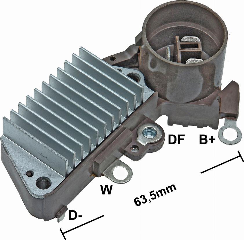 GAUSS GA827 - Voltage regulator, alternator autospares.lv