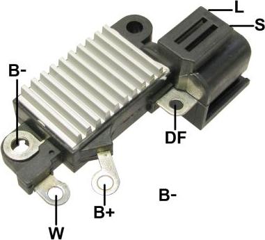 GAUSS GA241 - Voltage regulator, alternator autospares.lv