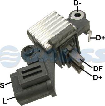 GAUSS GA243 - Voltage regulator, alternator autospares.lv