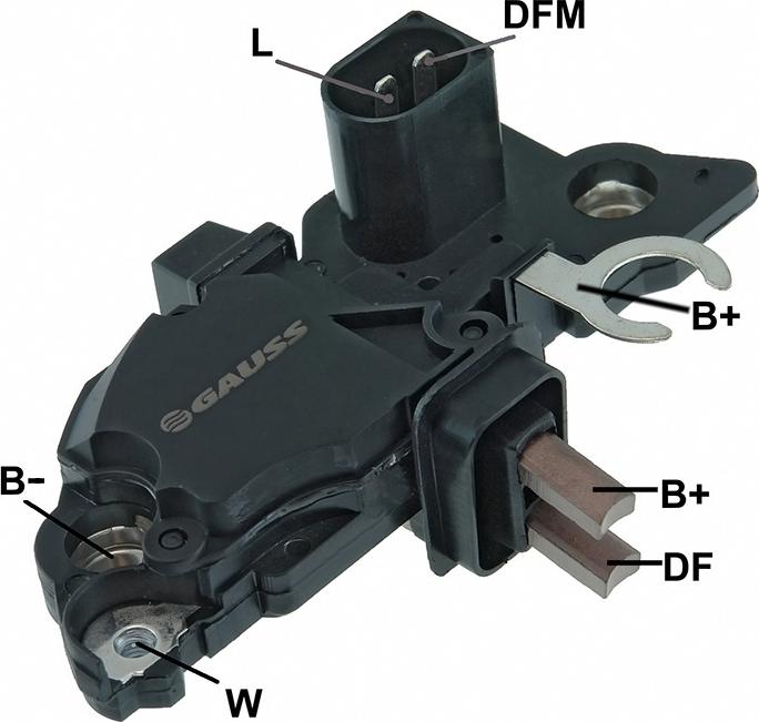 GAUSS GA225 - Voltage regulator, alternator autospares.lv