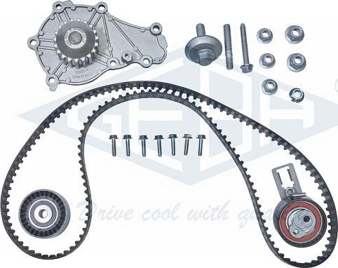 Geba K30040AS - Water Pump & Timing Belt Set autospares.lv