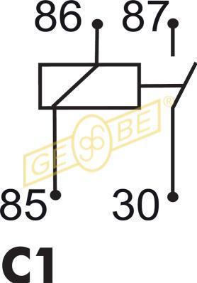 Gebe 9 5004 1 - Air Mass Sensor autospares.lv