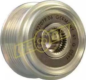 Gebe 335251 - Pulley, alternator, freewheel clutch autospares.lv