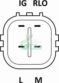 GECO A541318 - Alternator autospares.lv