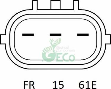 GECO A542221A - Alternator autospares.lv