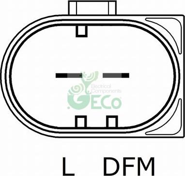 GECO A72295A - Alternator autospares.lv