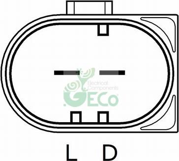 GECO A14239A - Alternator autospares.lv