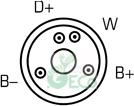 GECO A722786A - Alternator autospares.lv