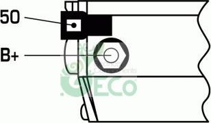 GECO M54306A - Starter autospares.lv