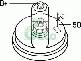 GECO M502971A - Starter autospares.lv