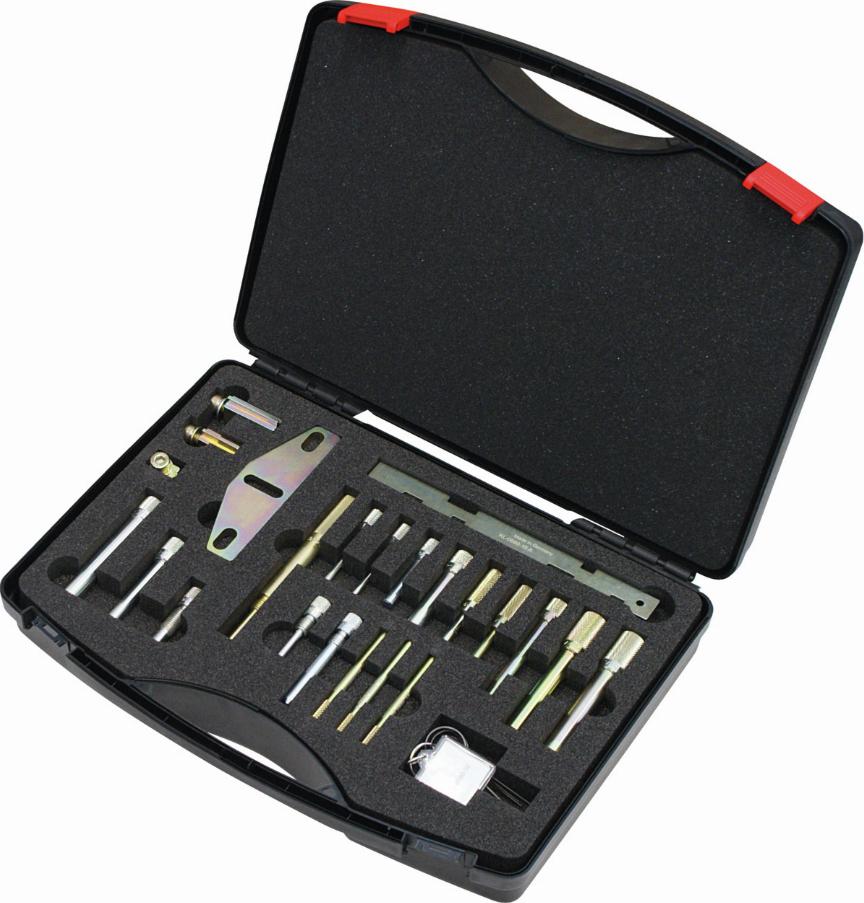 Gedore KL-0680-28 K - Retaining Tool Set, valve timing autospares.lv