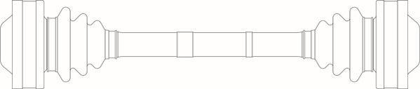 General Ricambi AR3012 - Drive Shaft autospares.lv