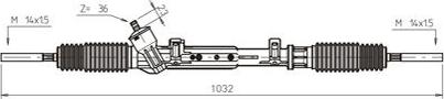 General Ricambi BW4003 - Steering Gear autospares.lv