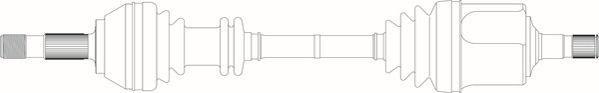 General Ricambi CI3058 - Drive Shaft autospares.lv