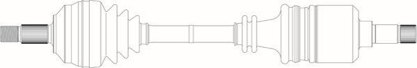 General Ricambi PE3133 - Drive Shaft autospares.lv