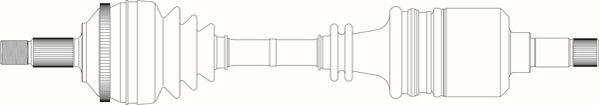 General Ricambi PE3224 - Drive Shaft autospares.lv