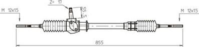 General Ricambi FI4051 - Steering Gear autospares.lv