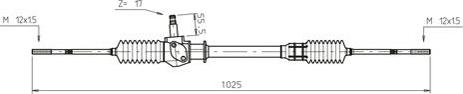 General Ricambi FI4016 - Steering Gear autospares.lv