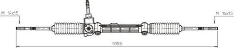 General Ricambi FI4115 - Steering Gear autospares.lv