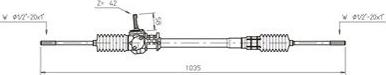 General Ricambi FO4006 - Steering Gear autospares.lv