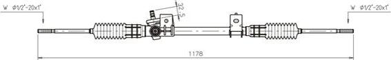 General Ricambi FO4021 - Steering Gear autospares.lv