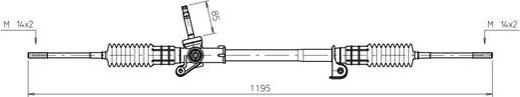 General Ricambi FO4023 - Steering Gear autospares.lv