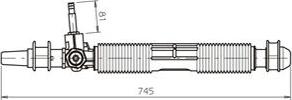 General Ricambi OP4036 - Steering Gear autospares.lv