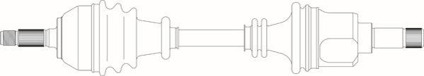 General Ricambi PE3067 - Drive Shaft autospares.lv