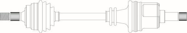 General Ricambi PE3007 - Drive Shaft autospares.lv