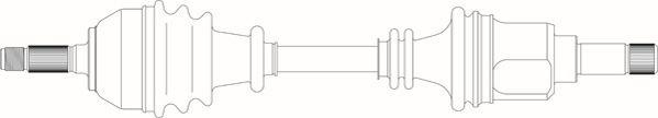 General Ricambi PE3017 - Drive Shaft autospares.lv