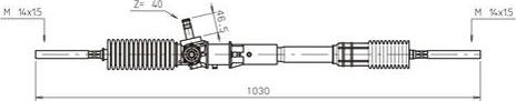 General Ricambi RE4019 - Steering Gear autospares.lv